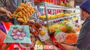 India’s Highest Verity Chaat | 258 Different Items Available | Street food India