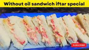 Without oil sandwich recipe |how to make sandwich without oven |bread sandwich recipe@Makia'sKitchen