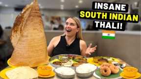 Eat Till You Drop?! UNLIMITED SOUTH INDIAN FOOD Experience in India