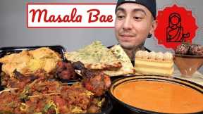MUKBANG EATING Indian Food | Chicken Tikka Masala, Tandoori Chicken, Loaded Chicken Biryani, Cake