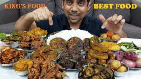 BEST INDIAN BENGALI VEG FOOD MUKBANG EATING SHOW