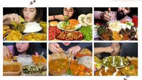 Veg dish special *Asmr Eating *Asmr Eating sound*food compilation*Indian food compilation