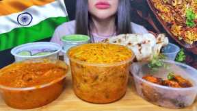 INDIAN FOOD | CHICKEN BIRYANI, CHICKEN TIKKA MASALA | MUKBANG ASMR | EATING SOUNDS
