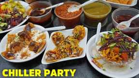 Pakistani Indian Street Food | Famous Manpasand Food Valley ki Chiller Party aur Katori Chatori