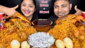 4 KG CHICKEN DEGI BIRYANI EATING WITH 2 WHOLE TANDOORI CHICKEN, BOILED EGGS| INDIAN FOOD EATING SHOW
