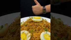 Egg Pulao ASMR Cooking #food #shorts #cooking #indianasmrworld #asmr #nonveg #egg