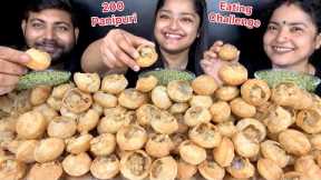 200 PANIPURI/ GOLGAPPA EATING CHALLENGE | 200 PHUCHKA EATING CHALLENGE | PANIPURI EATING CHALLENGE