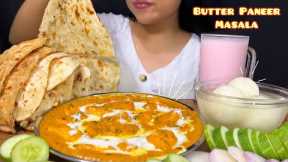 Eating Paneer Butter Masala, Butter Naan, Lachcha Paratha, Rasgulla | ASMR | Indian Food | Mukbang |