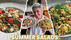 ULTIMATE SUMMER SALADS |  Chickpea rice tahini salad | Nutty Tomato feta salad |Food with Chetna