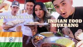 TEENS Try INDIAN FOOD For The First Time!! *reaction + mukbang*