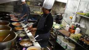 Very Busy Indian Restaurant Action: The Curry Masters Kitchen on a Saturday Night, Tiranga Leicester