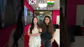 🇰🇷 Korean vs. 🇮🇳 Indian Food Accents ft. @KoreanGirl #foodchallenge #thakursisters