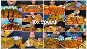 ASMR Food Compilation | Fish Curry With Rice Eating || Big Bites | Indian Food Mukbang | ASMR