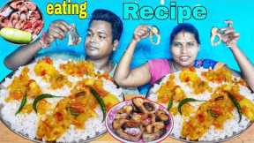Fish fry Bottle gourd recipe | fish fry vegetables rice eating | big bites mukbang fish fry