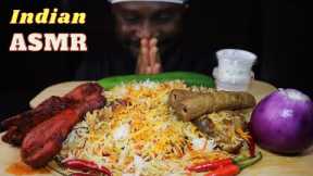 Mukbang Asmr Chicken & Mutton Biryani,Chicken Tikka,Sheek Kebab.Indian Food Mukbang