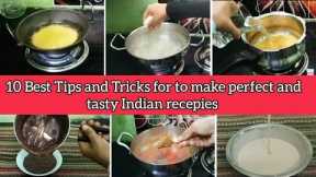 10 Best tips and tricks for to make perfect and tasty Indian recepies/#tipsandtricks #tipsforcooking