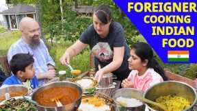 Foreigner Cooking Indian Food 😍| Foreigners Try Indian Food | Indian Food Reaction | #indianfood