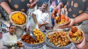 This Place is Famous for Chana Dal Curry & Samosa Only Rs.5/- | Odisha Food Tour | Street Food India