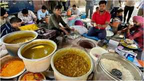 49/- Rs Unlimited ZAMEEN wali Best Punjabi Thali | Street Food India