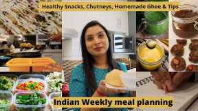 Indian Weekly Meal Planning & Prep - For Busy & Working Moms | Useful Tips for the kitchen