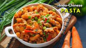 స్ట్రీట్ ఫుడ్ స్టైల్  చైనీస్ పాస్తా | Street food style Indo Chinese Pasta at Home | Indian Macaroni