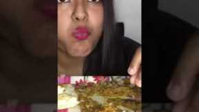 Pav Bhaji Eating | Indian Street Food  | Eating Sounds | Big Bites, #mukbang #asmr #viralshort.