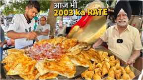 20 Rs me Full Menu 😳 Model Town spl Tadka Chole Kulche | Street Food India