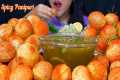 Eating Spicy Panipuri | Spicy