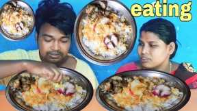 eating show | basi rice dal onion garlic eating | asmr mukbang big bites rice eating | rice mukbang