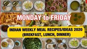 Indian weekly healthy meal planning 2020 . KIDS HEALTHY MEAL RECIPES & IDEAS !