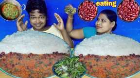 eating show | rice eating new video | indian mukbang challenge | rajma chawal eating | mukbang rice