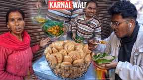 India’s Hardworking Couple Selling Kachori & Aloo Curry | HARIDWAR Food Tour | Street Food India