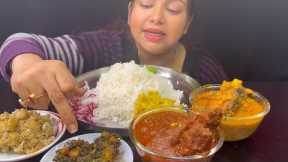 Bigbites,,Eating Rice With Masala Chingri,KATLAR jhal,Dim ALU posto,Pui CHINGRIR Bora।।