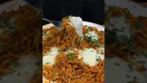 Spicy Garlic Maggi ASMR Cooking ||#shorts #food #asmr #streetfood  #indianasmrworld #asmrcooking