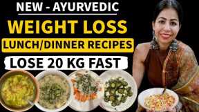 4 Ayurvedic Recipes For Fast Weight Loss | Quick & Healthy Lunch/Dinner Recipes In Hindi |Fat to Fab