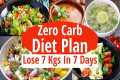 Zero Carb Diet Plan To Lose Weight