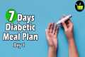 Full Day Diabetic Meal Plan | Healthy 
