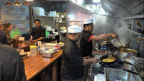 Chefs cooking Curries + Indian Breads on a Busy Evening | Hungry Beast Indian Vegan Kitchen London